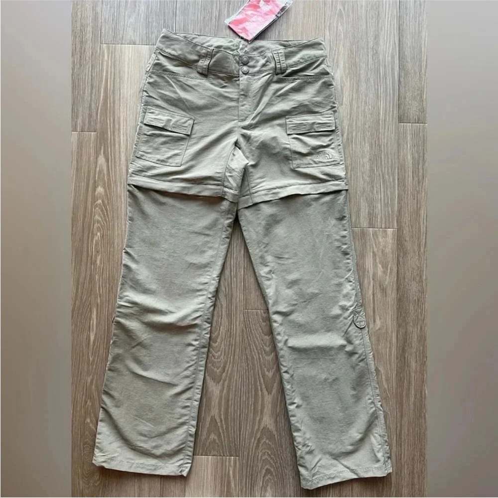 The North Face Paramount Porter Convertible Pants Womens Size 6 Dune Beige Tan